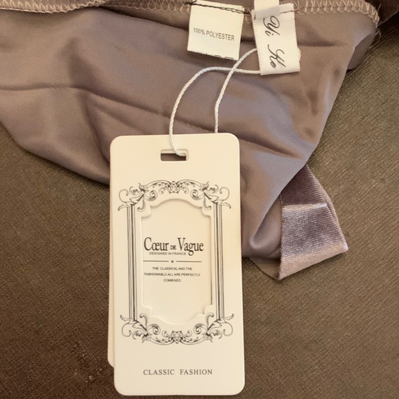 COEUR DE VAGUE Size XL Elegant Brown Pleated Skirt - Picture 2 of 3